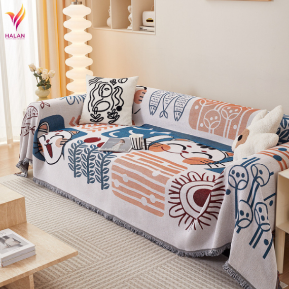 Khăn Trải Sofa Đẹp, Chống Bụi & Trang Trí Nội Thất Hiện Đại