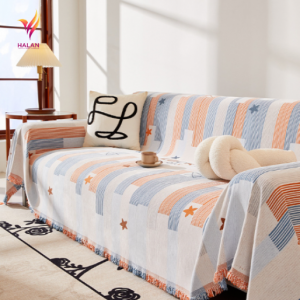 Khăn Phủ Sofa Thoáng Khí Bắc Âu Mát Hè Ấm Đông Ngăn Bụi Chống Trượt Hiệu Quả