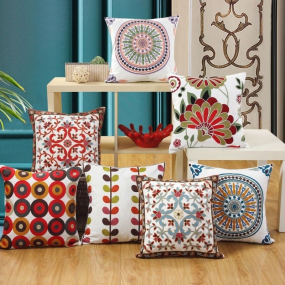 Mua gối tựa lưng thổ cẩm tại Hà Nội